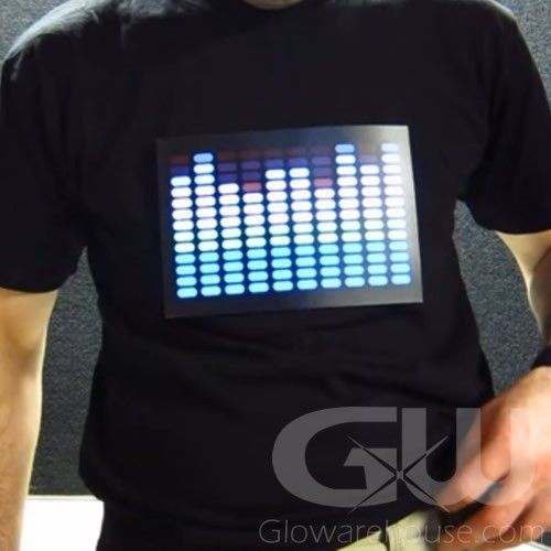 Led t shirt dames best sale