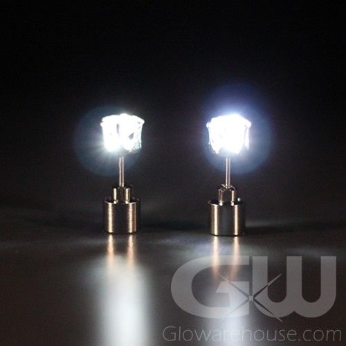 Lighted earrings clearance