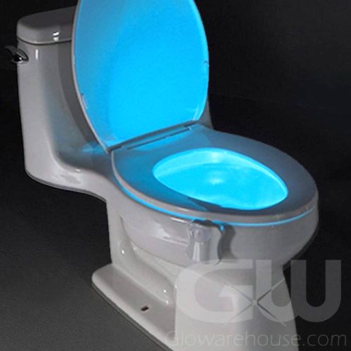 Lighted LED Toilet Bowl Light Glowarehouse