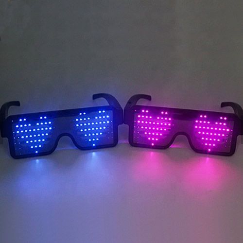 Light Up Glasses Animated LED Display with Smartphone Control