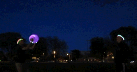 Glowing Beach Balls