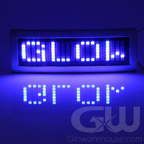 Programmable LED Light Text Screen Display Scrolling LED Chrome Belt Buckle