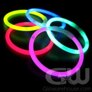 8 Inch Premium Glow Bracelets - Assorted Colors
