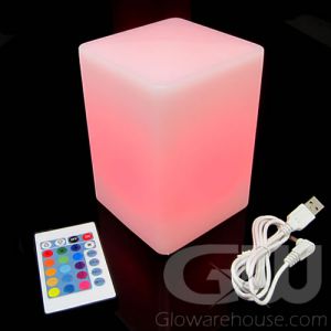 LED Mood Lamp Column Cube