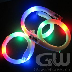 Battery Glow Bracelets Flashing Colors