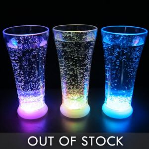Light Up Pilsner Glowing Fountain LED Drink Glasses